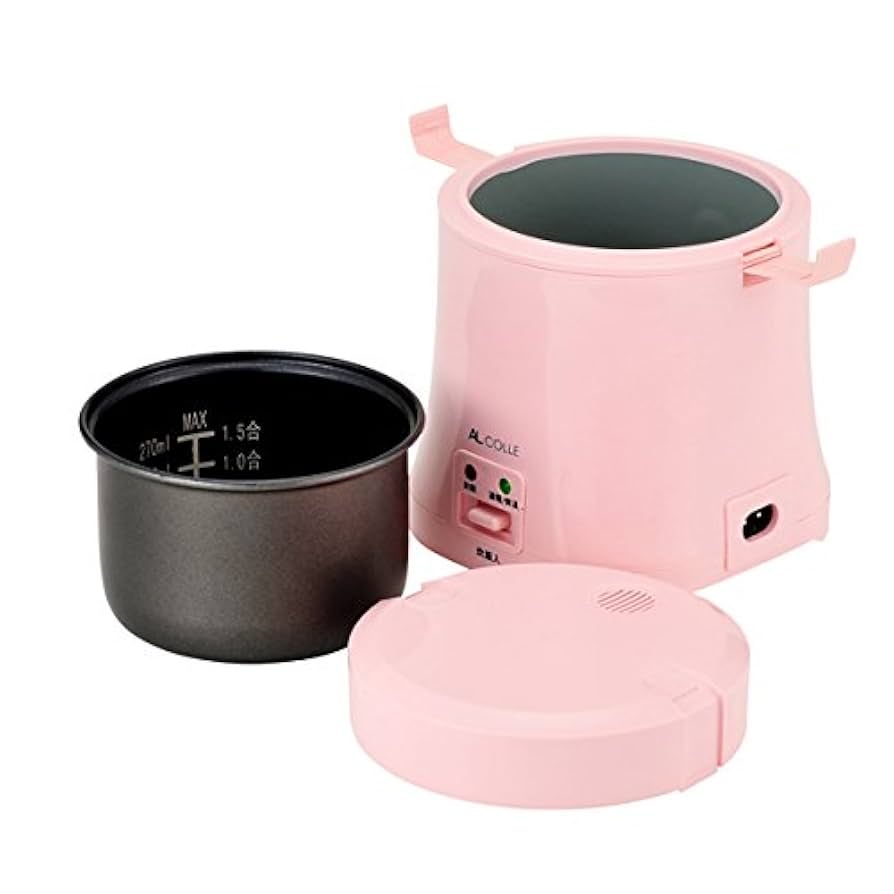 Amazon | AL COLLE 【炊飯時間33分 2膳用(1.5合) ミニ炊飯器